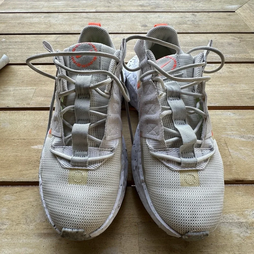 Nike Shoes Crater Impact Cream Orange Sneakers‎ Size 6.5